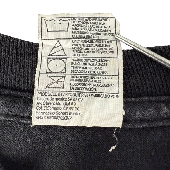 System Divide Band T-Shirt Black Medium 100% Cotton Graphic Tee Idolotry Design - Picture 5 of 8